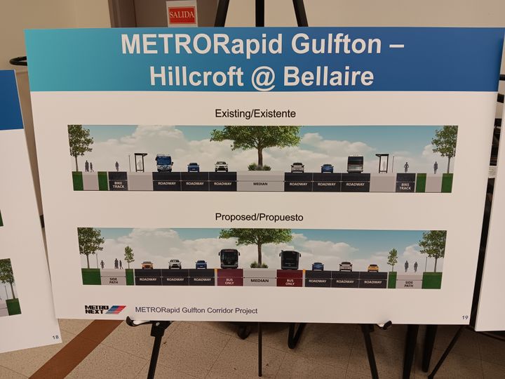 METRO's New Concept Drawings Reveal Possible Impacts of Proposed METRORapid Bus Line on Hillcroft Area