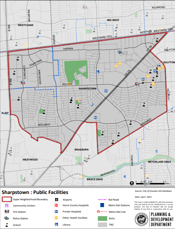 What Happened in the Sharpstown Area in 2023?