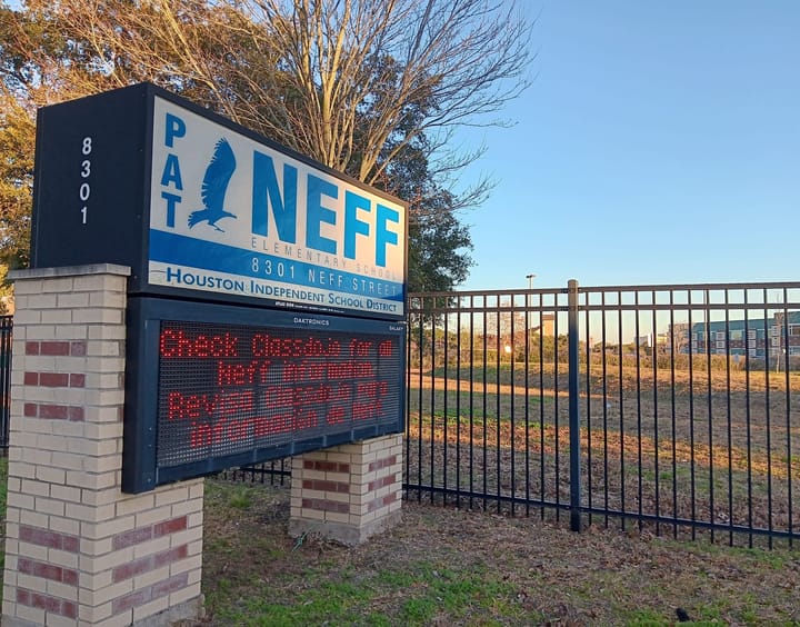 Neff Elementary Joining New Education System alongside Sharpstown High
