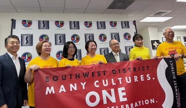 Southwest District Sponsors Parade and “Public Worship” for Taiwanese Sea Goddess